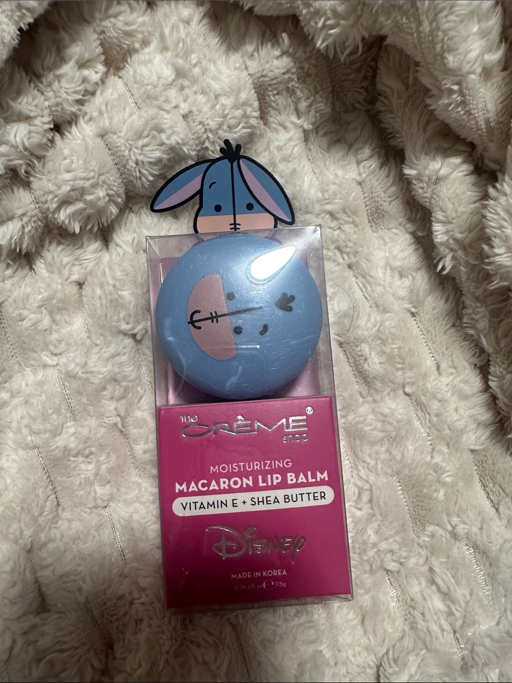 Disney Blue Eeyore Macaron Lip Balm